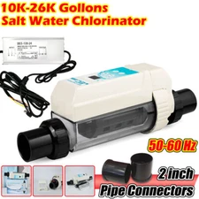 26000 Gallon Salt Water Pool Chlorinator Generator System for Pools Spas