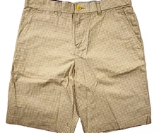 Brand New Tommy Hilfiger Mens birdseye shorts  khaki 38