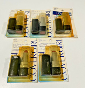 5 PCS OF COVERGIRL CONTINUOS COLOR CREAMS 110 VINTAGE WINE *SEE DESCRIPTION*