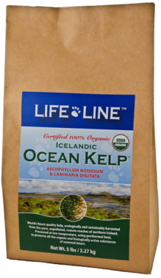 Kelp 5lbs certified organic trace element + mineral supplement f/ dogs & cats.. 