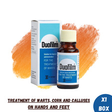 DUOFILM Solution 15ml Treatment Remove Warts Corns Calluses with Salicylic Acid