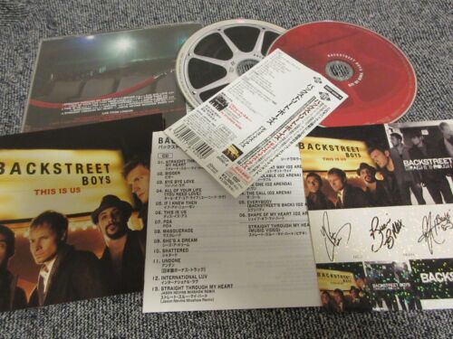 BACKSTREET BOYS / this is us deluxe edit /JAPAN LTD CD&DVD OBI sticker - Picture 1 of 6