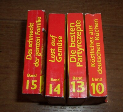 4x Maggi Kochstudio Mini Kochbücher Band 10,13,14,15