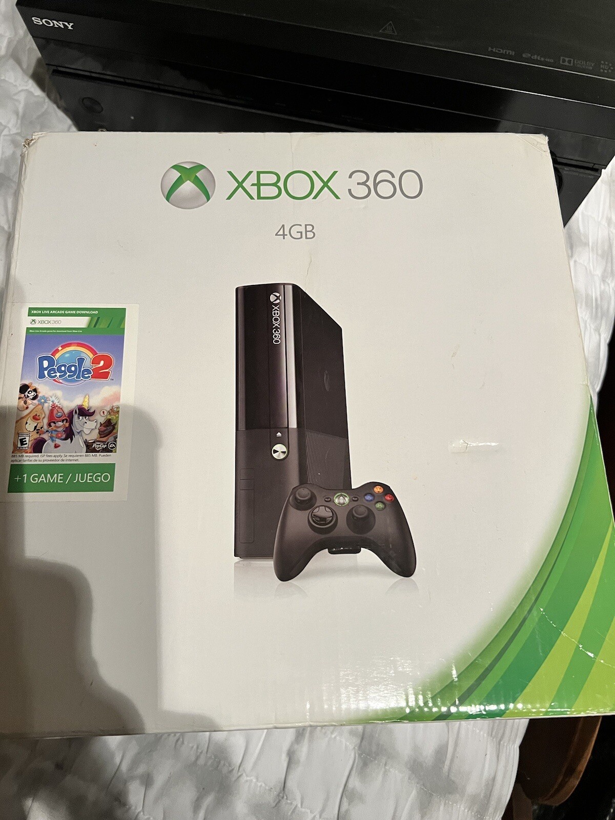 Microsoft Xbox 360 S 4GB Console - Black (1439) 689851453700 | eBay