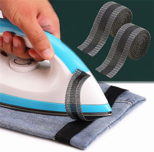 Tela de Ropa reparación de conveniente auto-adhesivo calefacción de hierro Pantalones De Costura | eBay