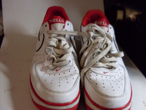 Nike Air Force 1 Hello Red \u0026 White 