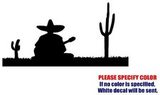 Mexican Man JDM Funny Vinyl Decal Sticker Car Window Bumper Wall laptop Boat 7"