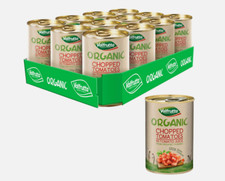 Valfrutta Organic Italian Chopped Tomatoes in Tomato Juice - 12 x 400g