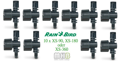 10x Micro-Sprüher XS-90 / XS-180 o. XS-360 Rain Bird für Bewässerungssystem
