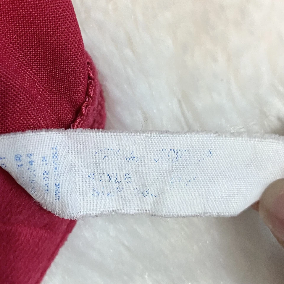 Sexy Camiseta Sujetador Playtex Vintage Años 90 Encaje Rojo Talla 36C Soporte con Aros Foto 4 de 4