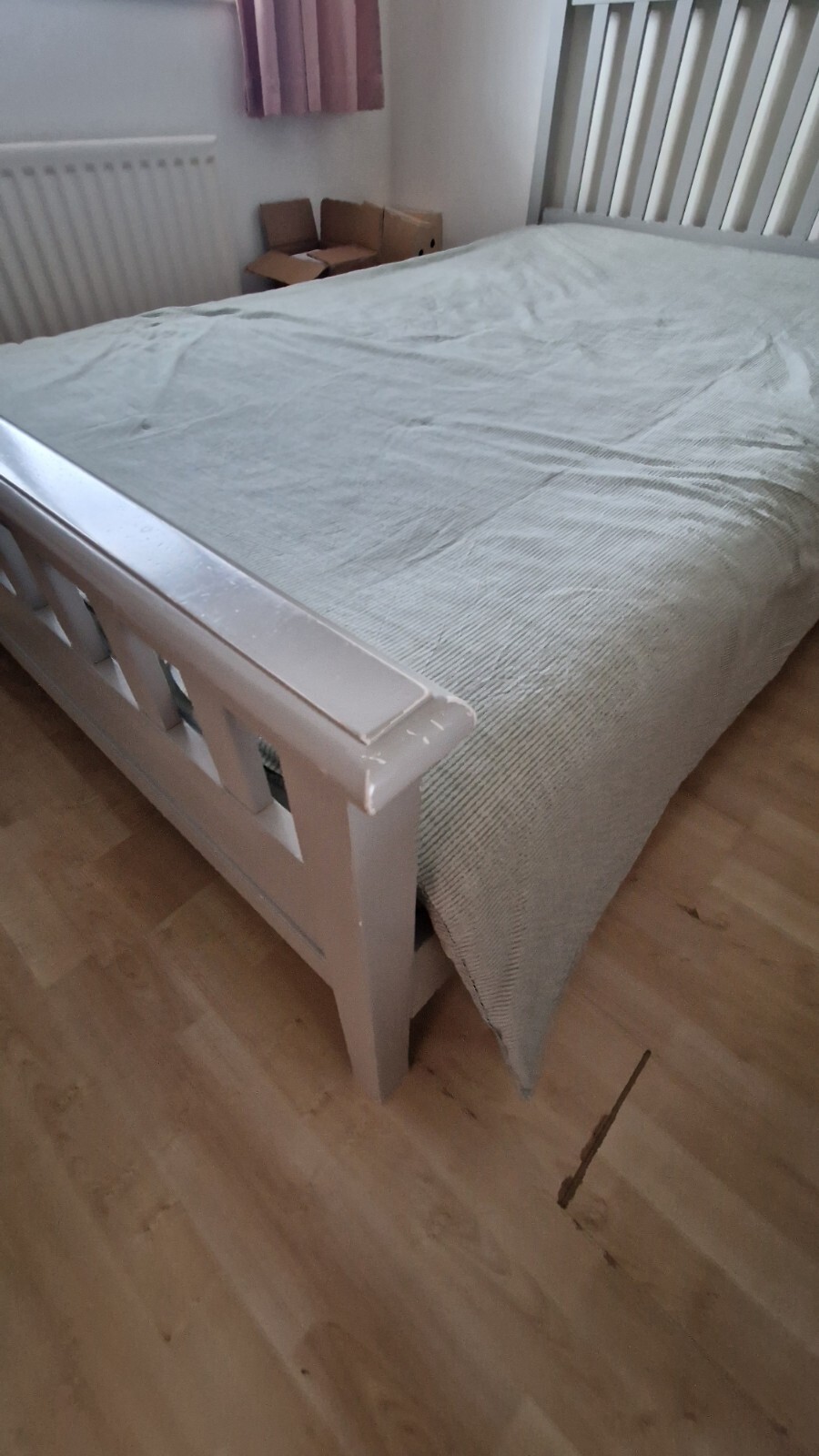 Grey Small Double Bed eBay