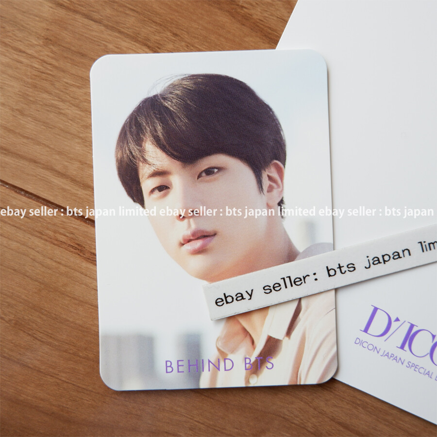 BTS JIN DICON Vol.2 BEHIND Japan Special Edition Lenticular +