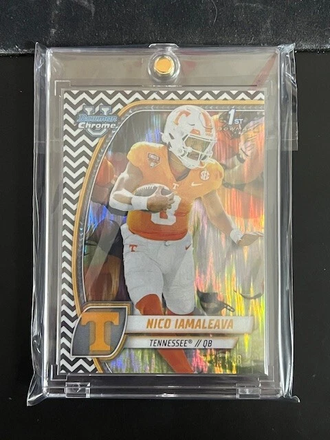 2024 Bowman U Chrome - NICO IAMALEAVA  1st Bowman Black & White Stealth #d 35/48