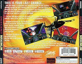 Descent Maximum (Sony PlayStation 1, 1997)