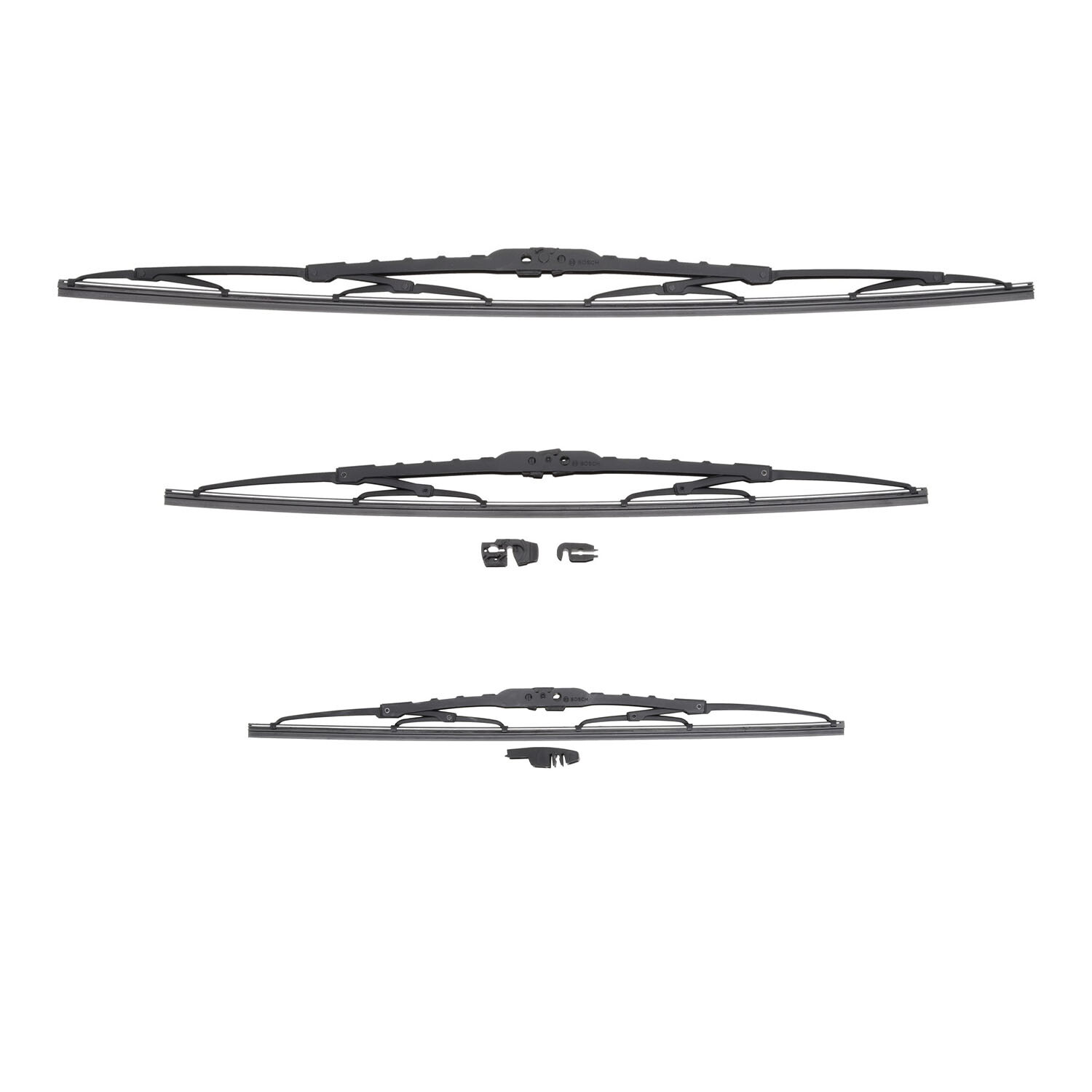 Bosch Excel+ 3-Piece Wiper Blade Kit - Front 24