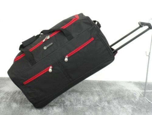 27" Wheel Case Cabin Approved Bag Holdall Trolley Luggage Weekend Duffle Bag - Picture 15 of 21