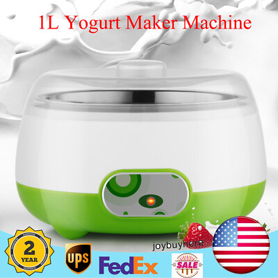 1L Yogurt Maker Machine Auto Constant Temperature w/Stainless Steel Inner Pot