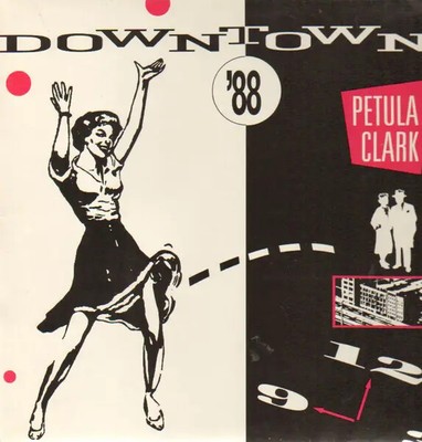 Petula Clark Downtown 88 Vinyl Single 12inch NEAR MINT Precision Records & T