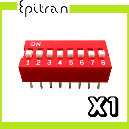 Produttore DIP Rosso Tipo Di Diapositive 1- 12 Posizione Dip Switch - Foto 6