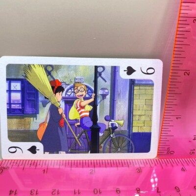 Kiki's Delivery Service Playing Cards Rare Studio Ghibli Movie