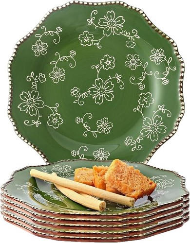 5751 0123 Hermes/Dessert Plate Green/Animal 0115 From Japan | eBay