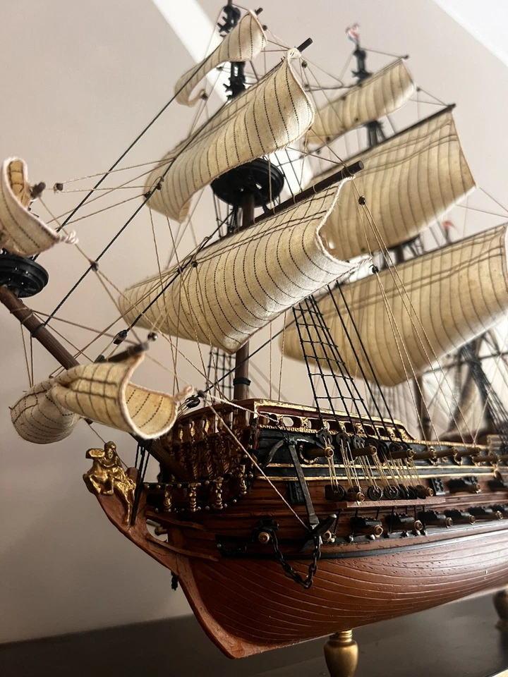 HMS PRINCE Nave Statica Montata Veliero da Collezione