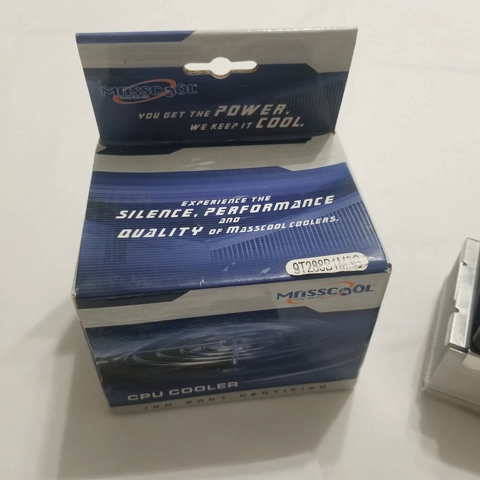 Masscool CPU Cooler 9T288B1M3G ISO 9001 Certified - Fanner Tech USA - New - Image 2 of 4