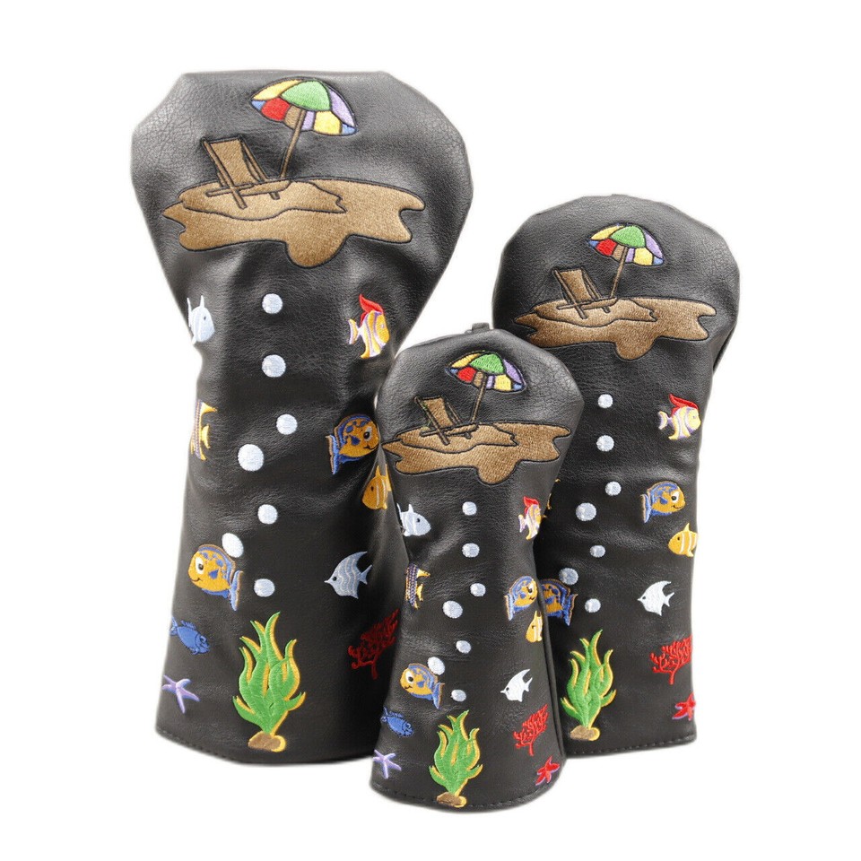 tropical fish Golf club head cover Wooden club head cover club