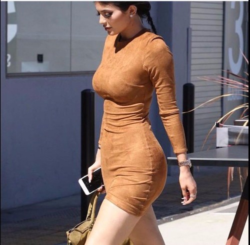 Long Sleeve Slim Party Dress Sexy Club 