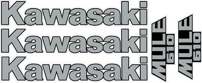 B520 Kawasaki Mule 610 Decal Sticker Kit Kit LAMINATED | eBay