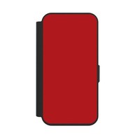 KlapphüLle FüR Apple Iphone 15 Pro Farbe Rot Einfarbig