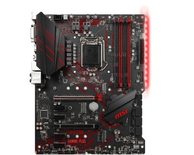 MPG Z390 GAMING PLUS MSI LGA 1151 Intel ATX Motherboard M.2 USB 3.1 DDR4