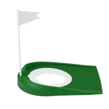 Indoor Outdoor Golf Putting Cup With Hole Flag Training Putter Practice Aid