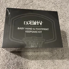 BABY HAND & FOOTPRINT KEEPSAKE KIT-BASKETBALL THEME-NIB