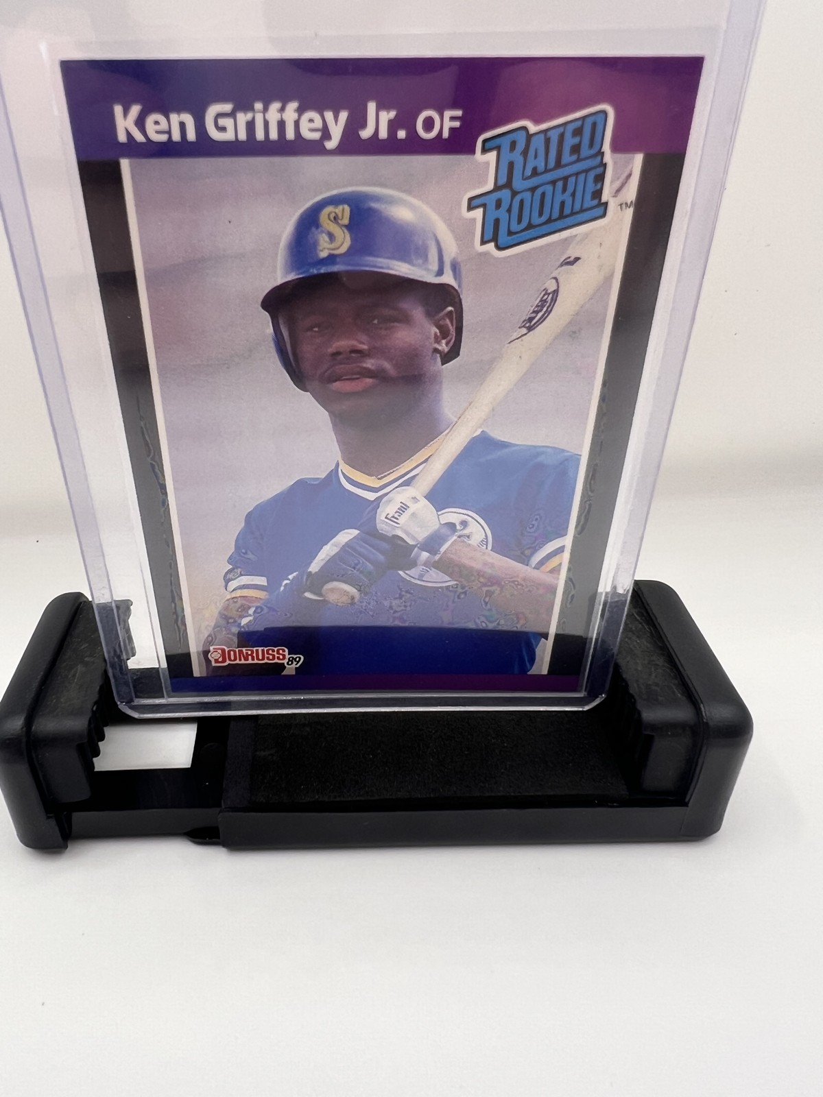 1989 Donruss - Rated Rookie Ken Griffey Jr #33 *Denotes on Back (RC)