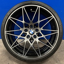 GENUINE BMW 20” 666M M3 M4 F80 DIAMOND CUT FRONT ALLOY WHEEL MINT