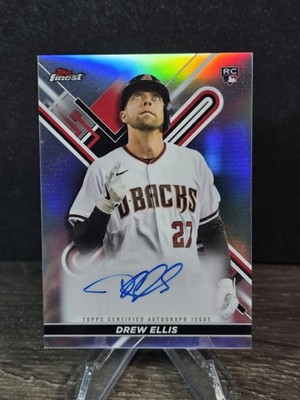 2022 Finest #FA-DE Drew Ellis Finest Autographs Arizona Diamondbacks
