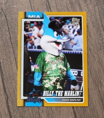 Topps 2026 Topps 75 Mascots M-30 Billy The Marlin Miami Marlins /50