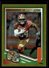 2025 Panini Score Football Gold Dots #118 Fred Warner /499