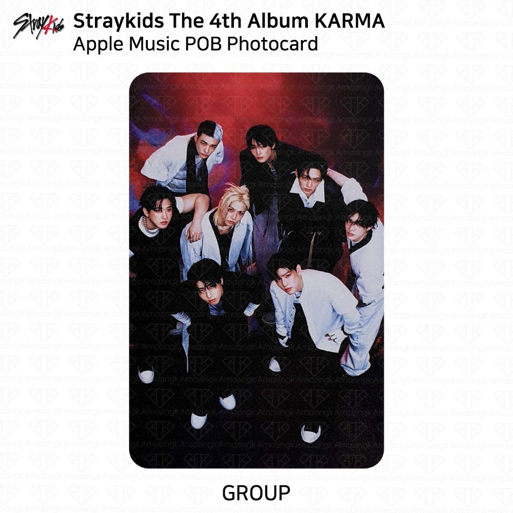 Stray Kids The 4th Album Karma Applemusic POB Photocard KPOP K-POP