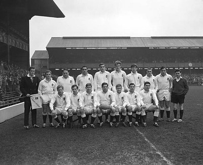 England team group G P Frankcom Philip Judd Nicholas Silk John Owe- Old Photo