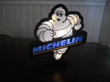 Michelin Man light up big 3D Display Great for any Man Cave. 8 light modes 