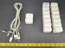 Lot of Genuine Apple USB Power Adapters Lightning Cables 10W 12W 20 pieces