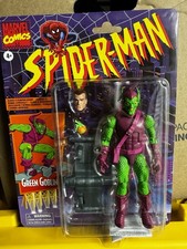 Marvel Legends Retro Card Spider-Man Green Goblin Action Figure New Sealed
