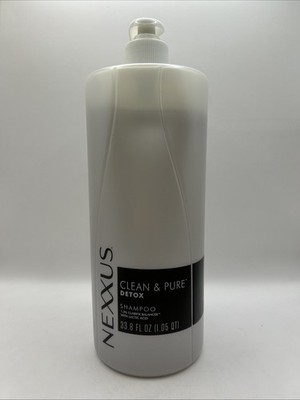 Nexxus Clean & Pure Shampoo Detox for 33.8 Fl Oz (Pack of 1), White 