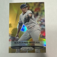 2015 PANINI GOLD PRIZM #164 MARIANO RIVERA YANKEES BASE NM 4/10