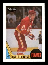 1987 O Pee Chee #209 Jim Peplinski  NM/NM+ X2336379