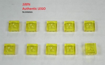 LEGO NEW 1x1 Transparent Yellow Plate (10x) 6513966 Brick 3024 | eBay