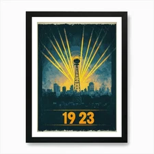 Aihrgdesign A Vintage Technology Po Framed Wall Art Poster Canvas Print Picture