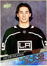 2020-21 Upper Deck Jacob Ingham Young Guns ROOKIE #706 Los Angeles Kings RARE Sp